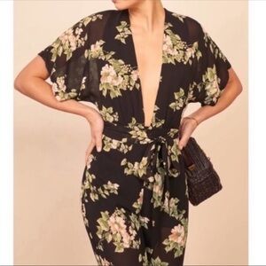 Reformation Lemongrass Jumpsuit Arielle